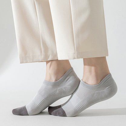 Plus Size Classic Color Matching Ankle Socks(6 Pairs)
