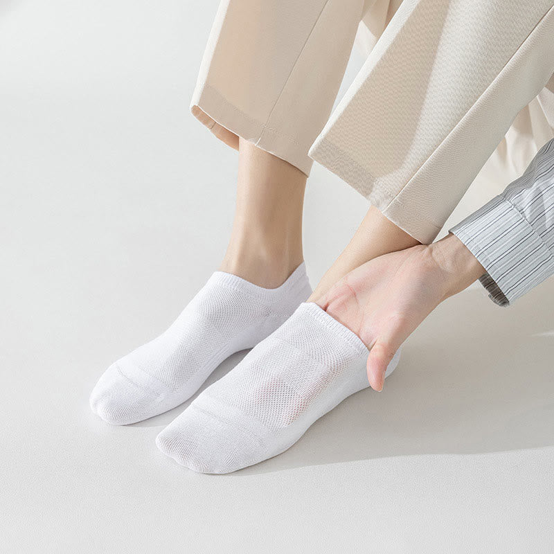 Plus Size Classic Color Matching Ankle Socks(6 Pairs)
