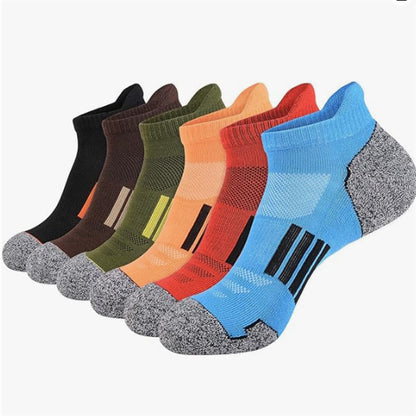 Plus Size Heel Tab Ankle Compression Socks(6 Pairs)