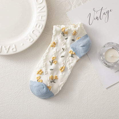 Forest Flowers Ankle Socks(8 Pairs)