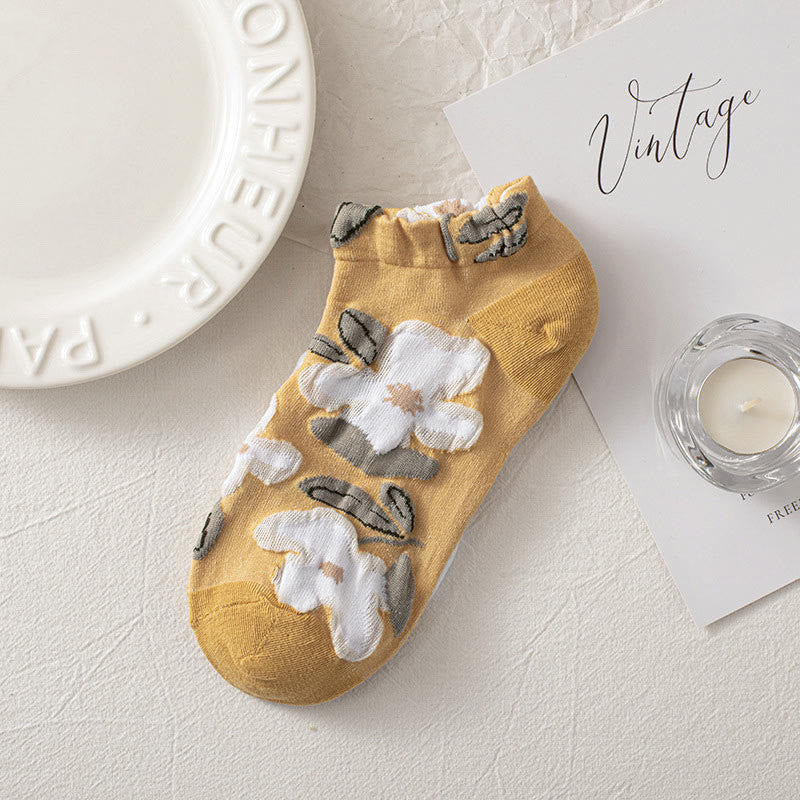Forest Flowers Ankle Socks(8 Pairs)