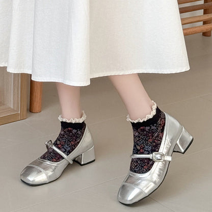 Artistic style Ankle Socks(5 Pairs)