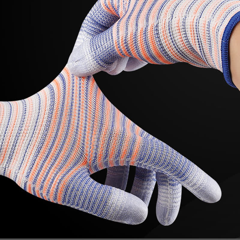 Zebra Print Abrasion Resistant Work Gloves(24 Pairs)