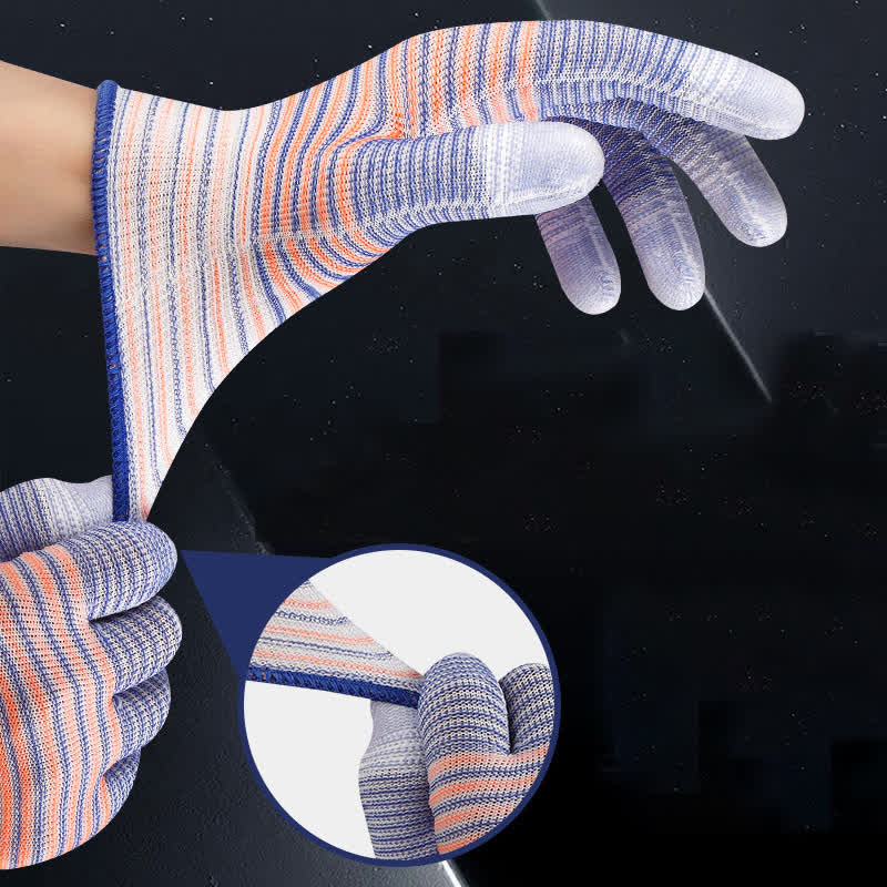 Zebra Print Abrasion Resistant Work Gloves(24 Pairs)