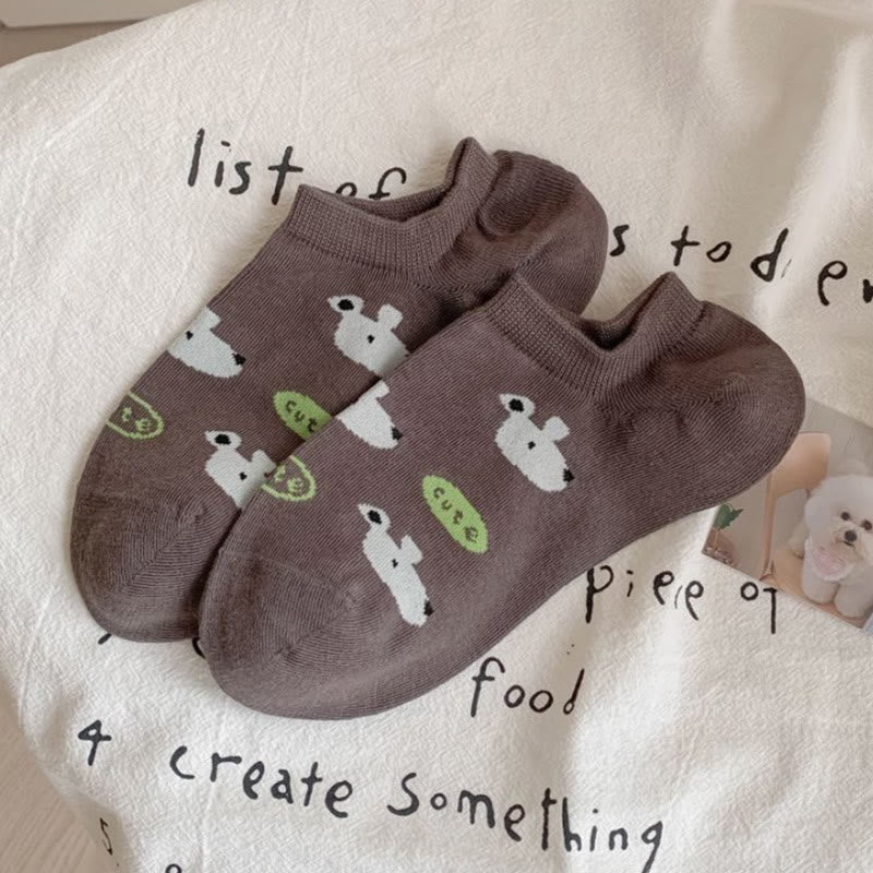 Cute Rabbit Ankle Socks(5 Pairs)