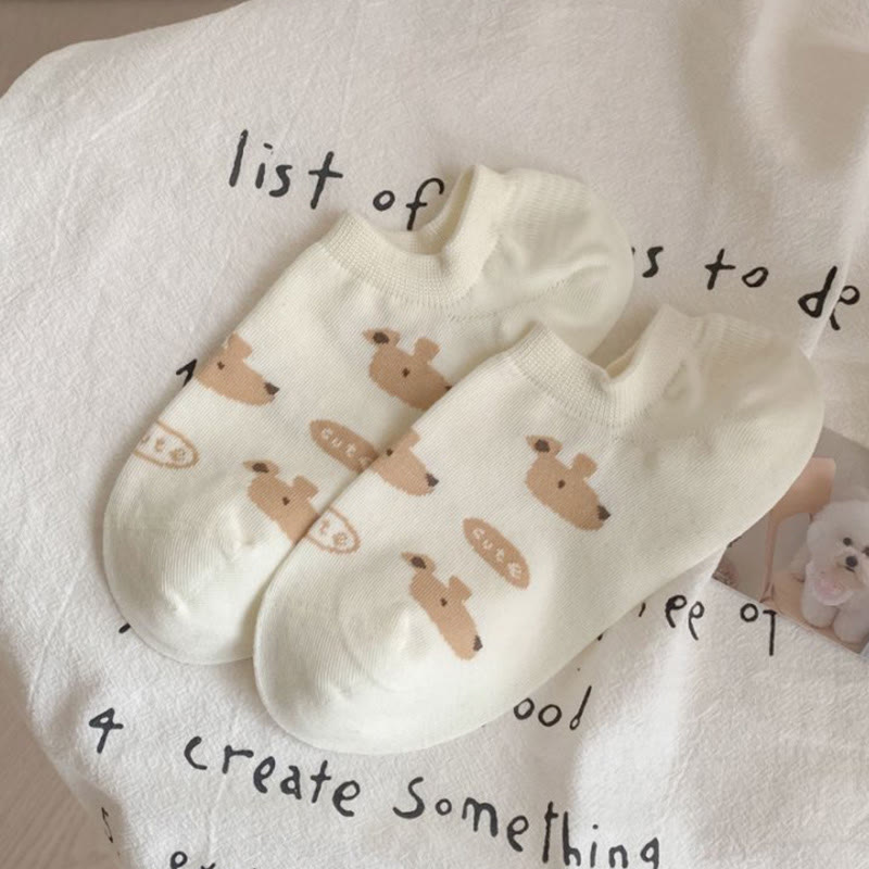 Cute Rabbit Ankle Socks(5 Pairs)