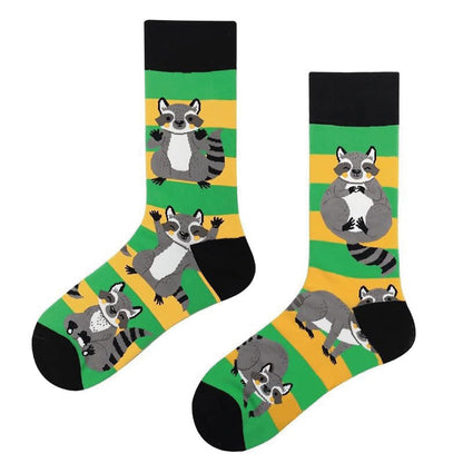 Plus Size Crocodile Rabbit Quarter Socks(6 Pairs)