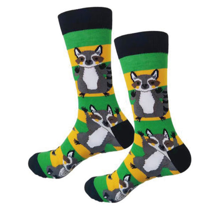 Plus Size Crocodile Rabbit Quarter Socks(6 Pairs)
