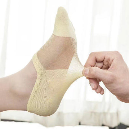 Thin Airy Mesh No Show Socks(10 Pairs)