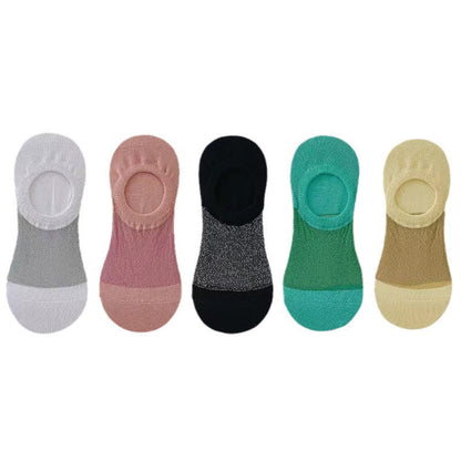 Thin Airy Mesh No Show Socks(10 Pairs)