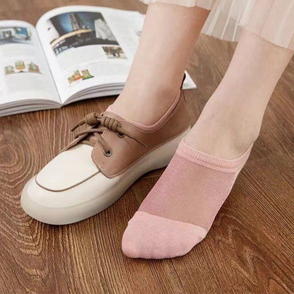 Thin Airy Mesh No Show Socks(10 Pairs)