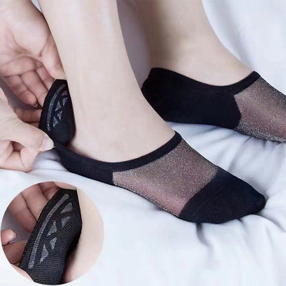 Thin Airy Mesh No Show Socks(10 Pairs)
