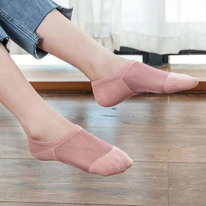 Thin Airy Mesh No Show Socks(10 Pairs)