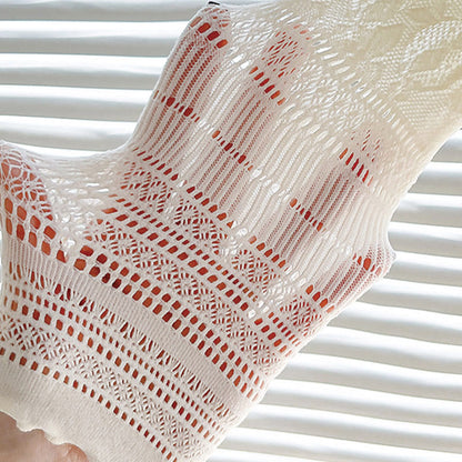 Lace Mesh Loose Socks(6 Pairs)