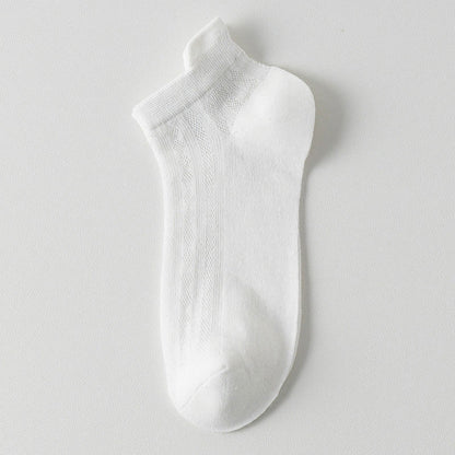 High Elastic Candy Color Ankle Socks(9 Pairs)