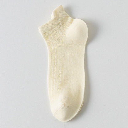High Elastic Candy Color Ankle Socks(9 Pairs)