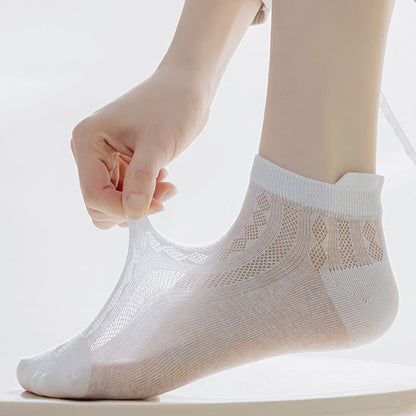 High Elastic Candy Color Ankle Socks(9 Pairs)