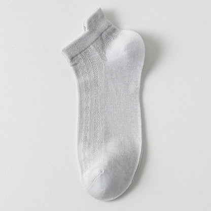 High Elastic Candy Color Ankle Socks(9 Pairs)
