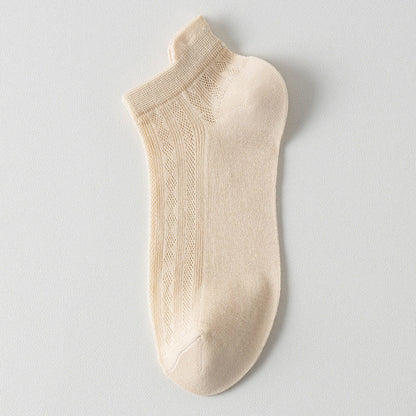 High Elastic Candy Color Ankle Socks(9 Pairs)