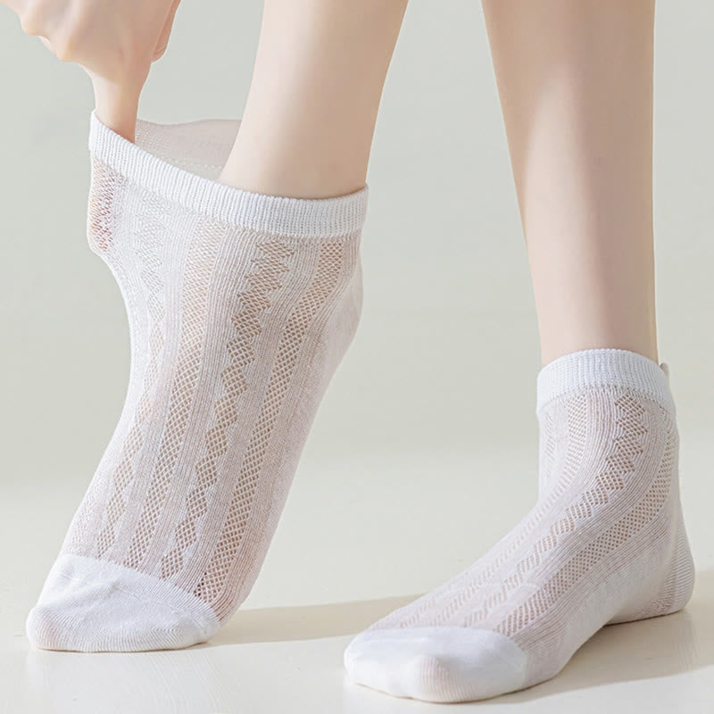 High Elastic Candy Color Ankle Socks(9 Pairs)