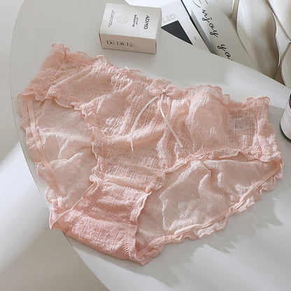 Plus Size Cute Lace Brief(3 Packs)