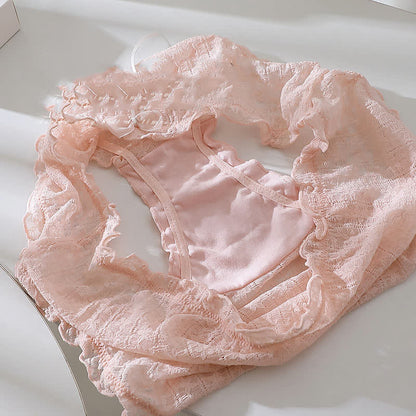 Plus Size Cute Lace Brief(3 Packs)