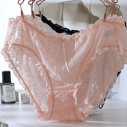 Plus Size Cute Lace Brief(3 Packs)