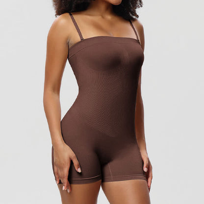 Removable Shoulder Strap Shapewear Bodysuit