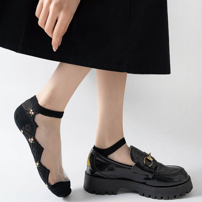 Petal Kissed Ankle Socks(10 Pairs)