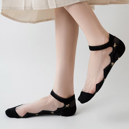 Petal Kissed Ankle Socks(10 Pairs)