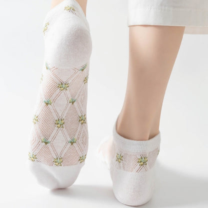 Petal Kissed Ankle Socks(10 Pairs)