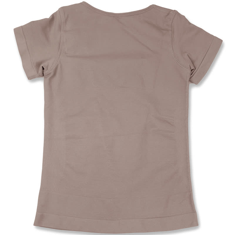 Seamless Tummy Tuck Short Sleeve Shaping Top