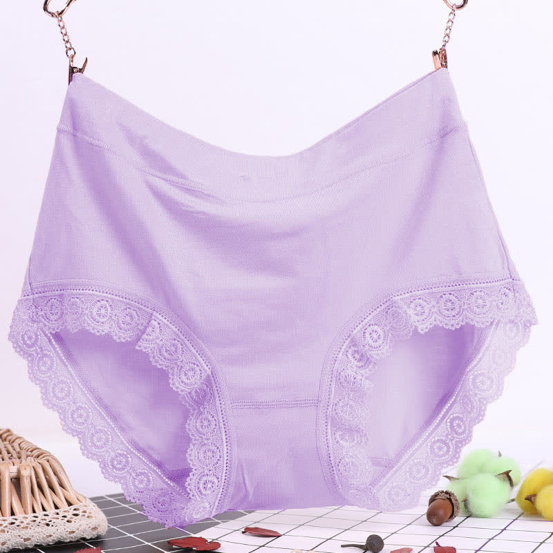 Plus Size Mid-rise Soft Modal Brief(3 Packs)