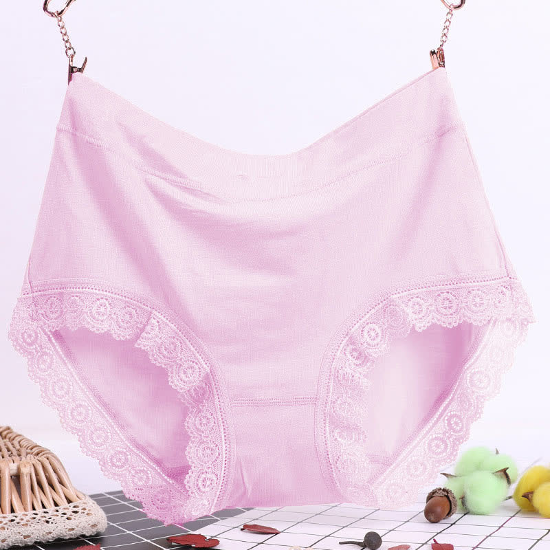 Plus Size Mid-rise Soft Modal Brief(3 Packs)