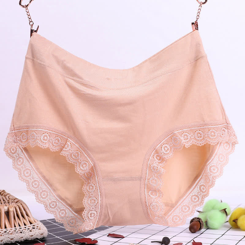 Plus Size Mid-rise Soft Modal Brief(3 Packs)