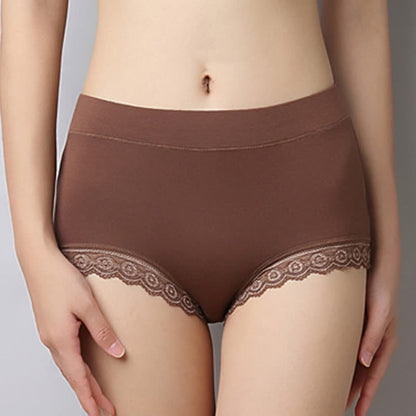 Plus Size Mid-rise Soft Modal Brief(3 Packs)