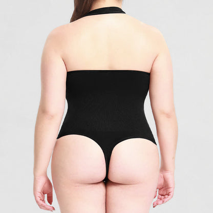 Plusock Halter Neck shapewear Bodysuit