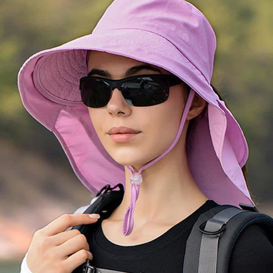 Outdoor Hiking Wide-Brim Bucket Hat