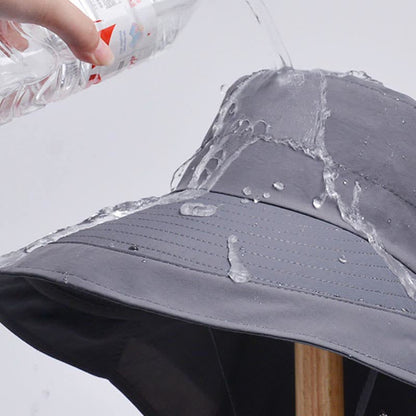 Outdoor Hiking Wide-Brim Bucket Hat