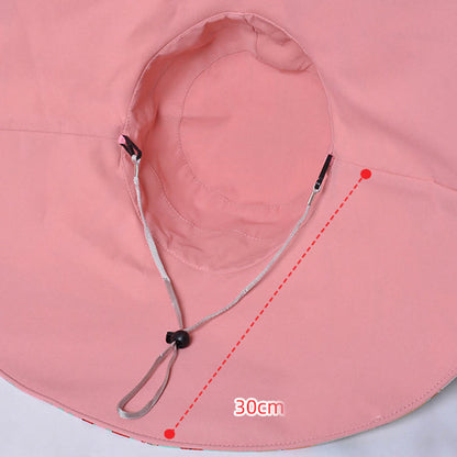 Reversible Wide-Brim Sun Bucket Hat