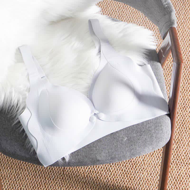 Lightweight Solid Color Wireless Nursing Bra