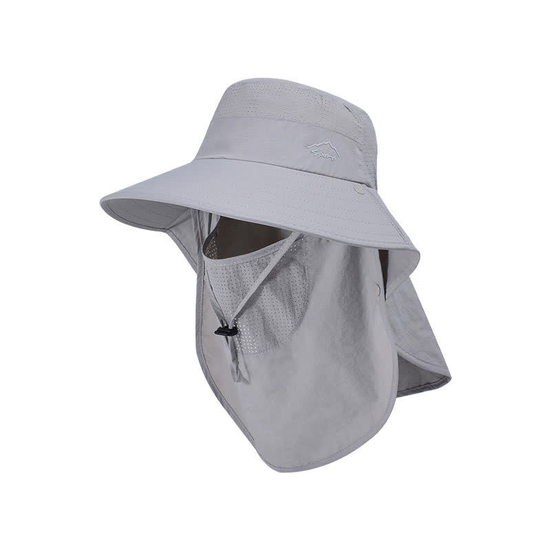 Detachable Face Mask Bucket Hat