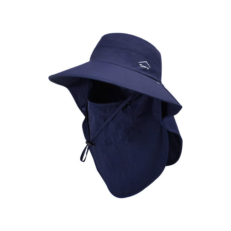 Detachable Face Mask Bucket Hat