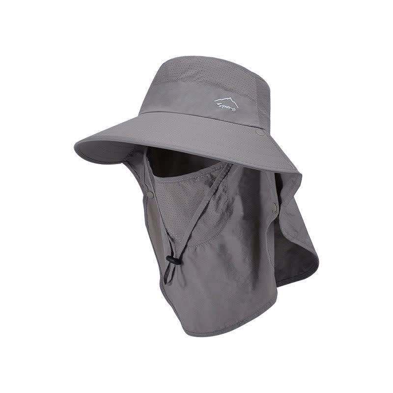 Detachable Face Mask Bucket Hat