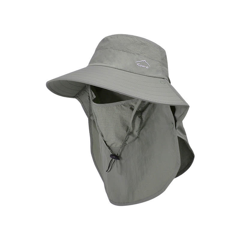 Detachable Face Mask Bucket Hat