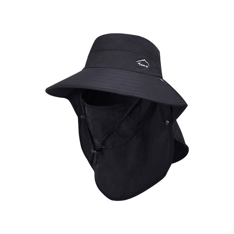 Detachable Face Mask Bucket Hat