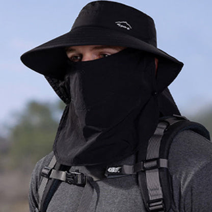 Detachable Face Mask Bucket Hat