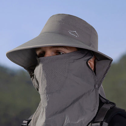 Detachable Face Mask Bucket Hat