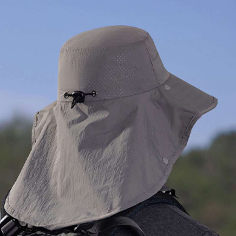 Detachable Face Mask Bucket Hat