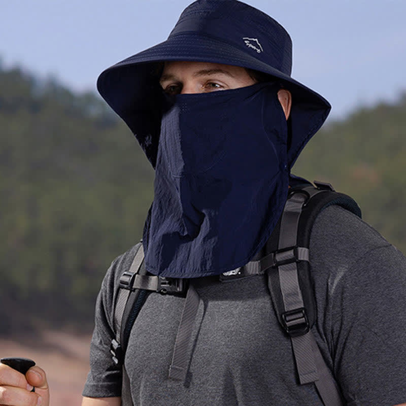 Detachable Face Mask Bucket Hat